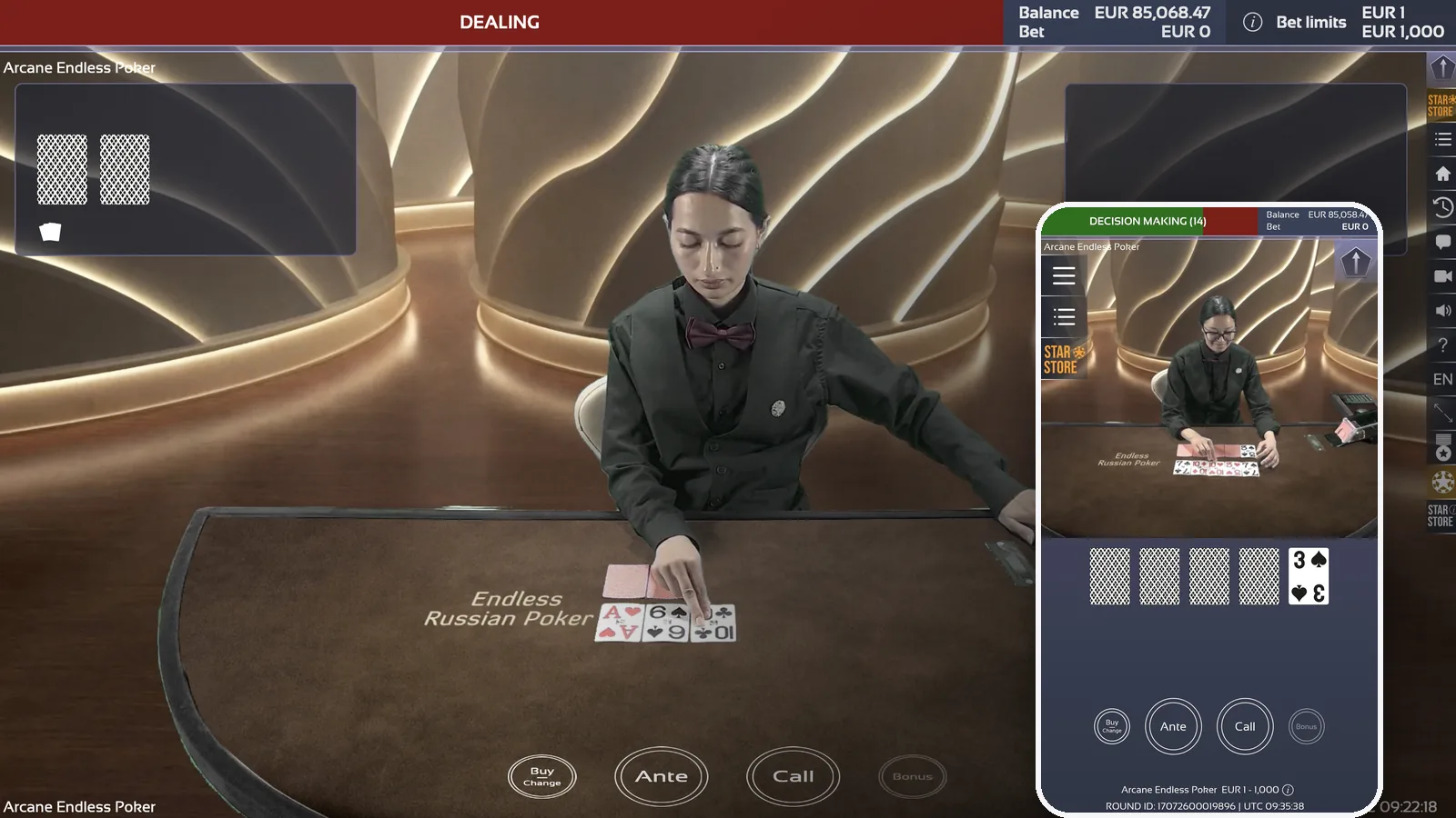 Endless Poker — Russian Poker